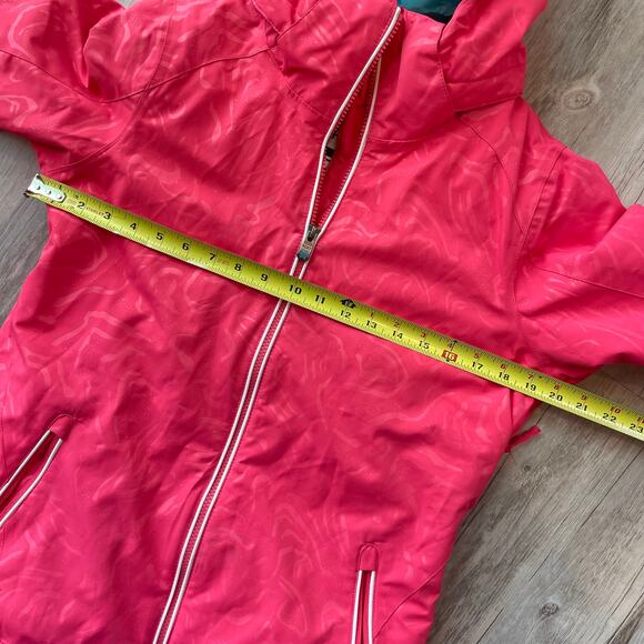 Roxy Girls American Pie Jacket Pink Ski Snowboard Winter Snow Jacket XXL 16 - Picture 6 of 12